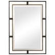 Uttermost Carrizo Gold & Bronze Rectangle Mirror