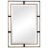 Uttermost Carrizo Gold & Bronze Rectangle Mirror