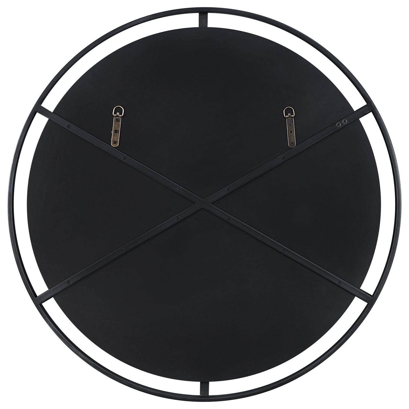 Uttermost Cashel Round Iron Mirror