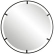 Uttermost Cashel Round Iron Mirror