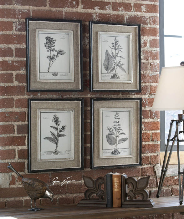 Uttermost Casual Grey Study Framed Art - Set of 4
