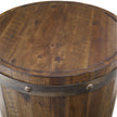 Uttermost Ceylon Wine Barrel Side Table