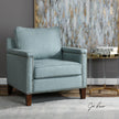 Uttermost Charlotta Sea Mist Accent Chair