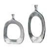 Uttermost Cierra Aluminum Vases - Set of 2