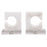 Uttermost Clarin White & Gray Bookends - Set of 2