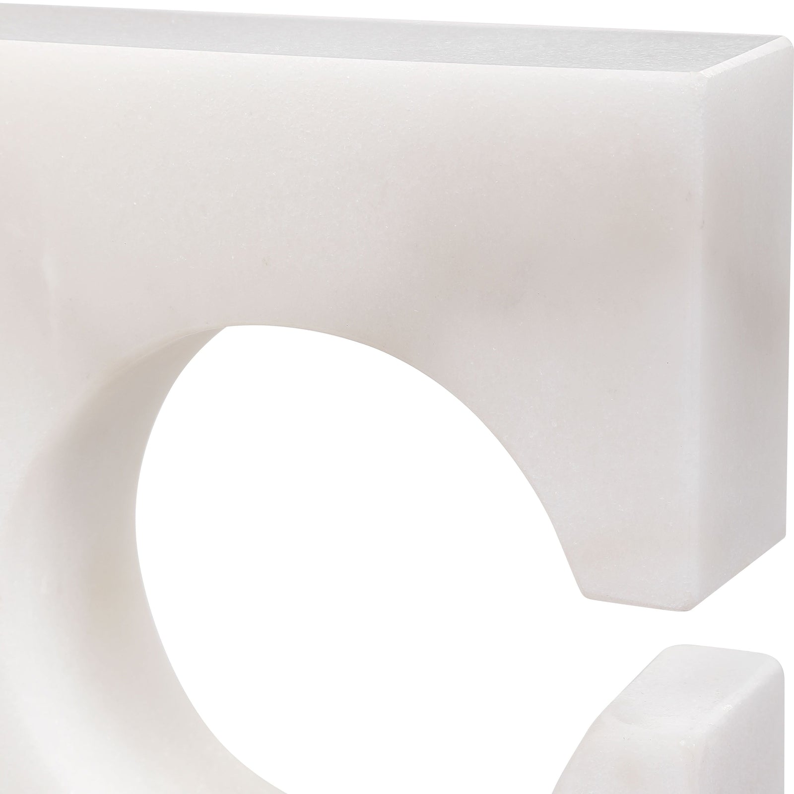 Uttermost Clarin White & Gray Bookends - Set of 2