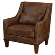 Uttermost Clay Leather Armchair