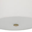 Uttermost Colfax Brass 3 Light Semi Flush
