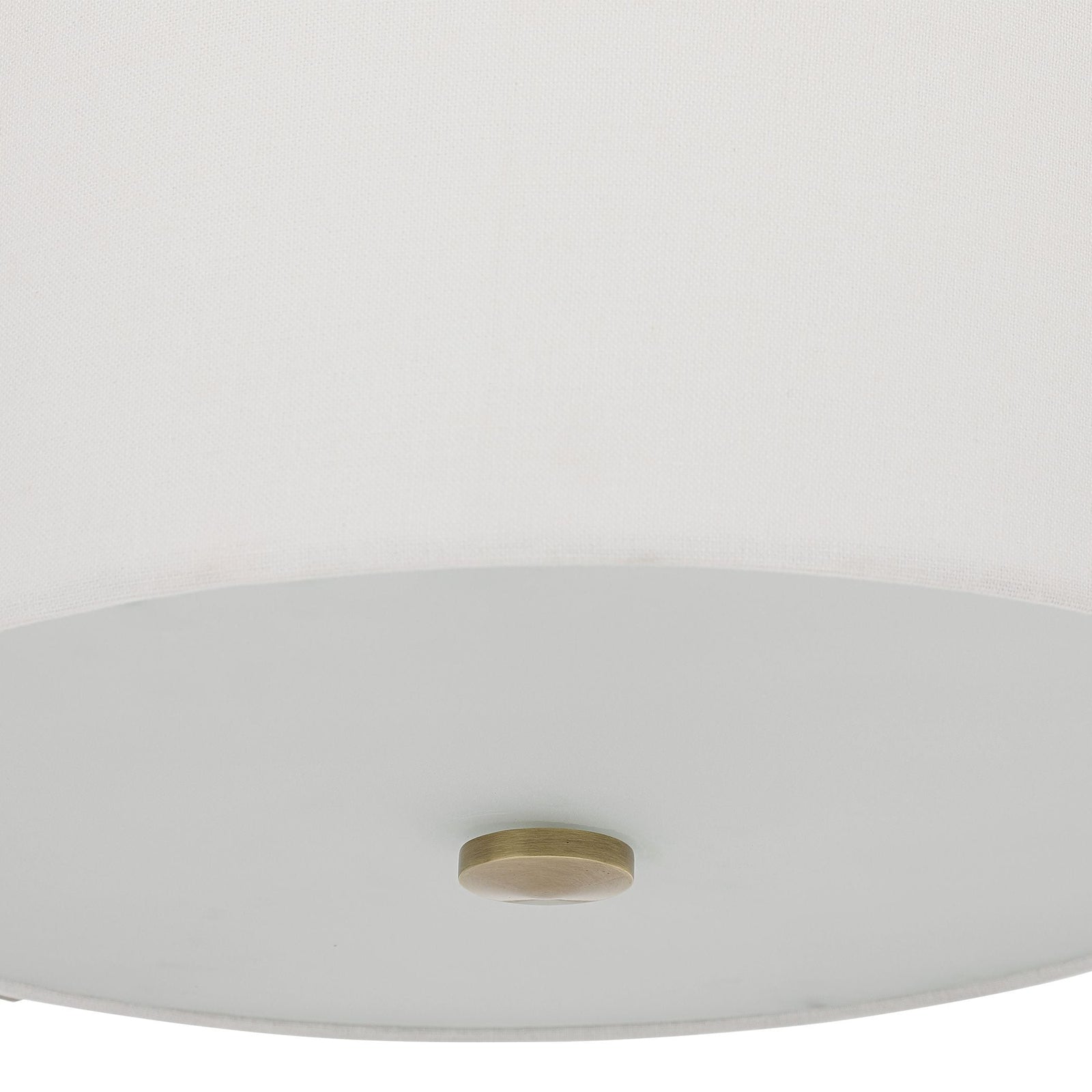 Uttermost Colfax Brass 3 Light Semi Flush