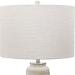 Uttermost Comanche White Crackle Table Lamp