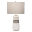 Uttermost Comanche White Crackle Table Lamp