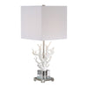 Uttermost Corallo White Coral Table Lamp
