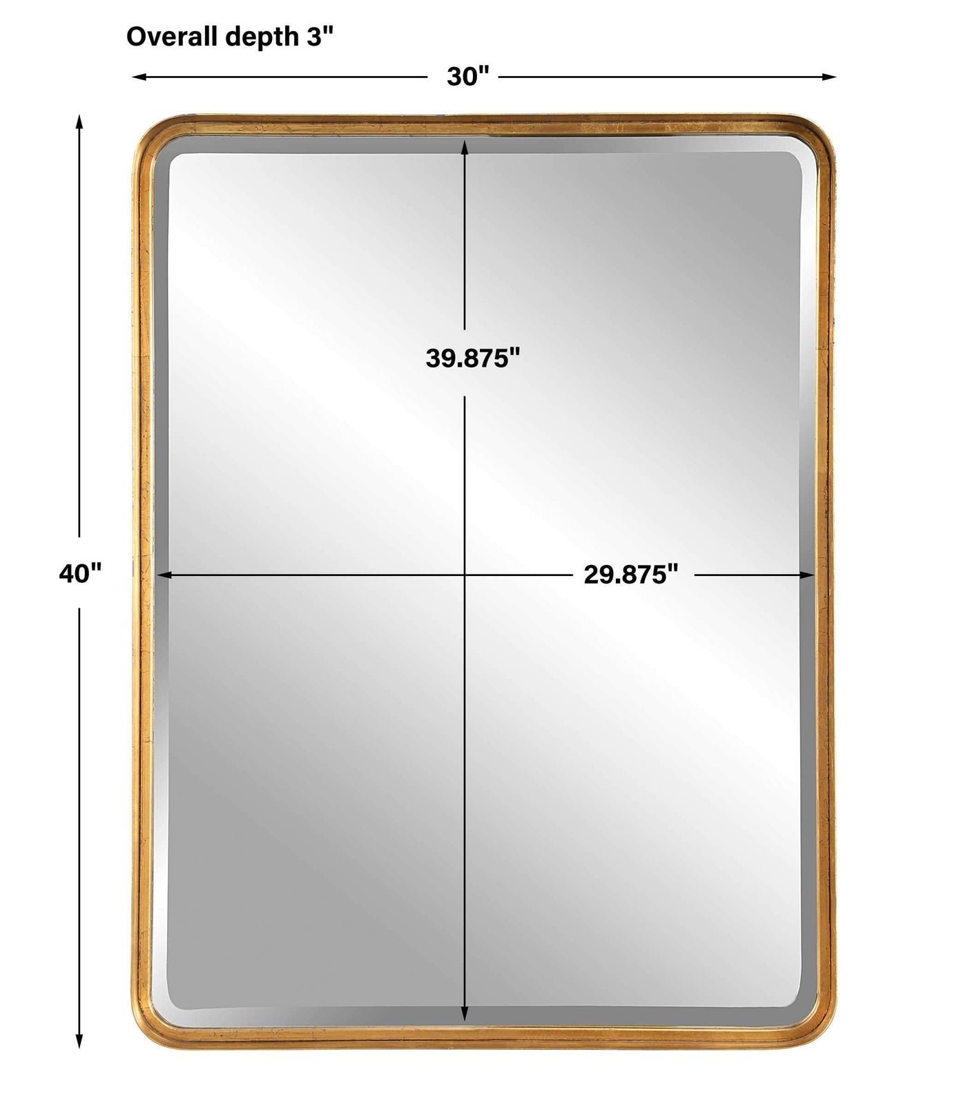Uttermost Crofton Large Mirror