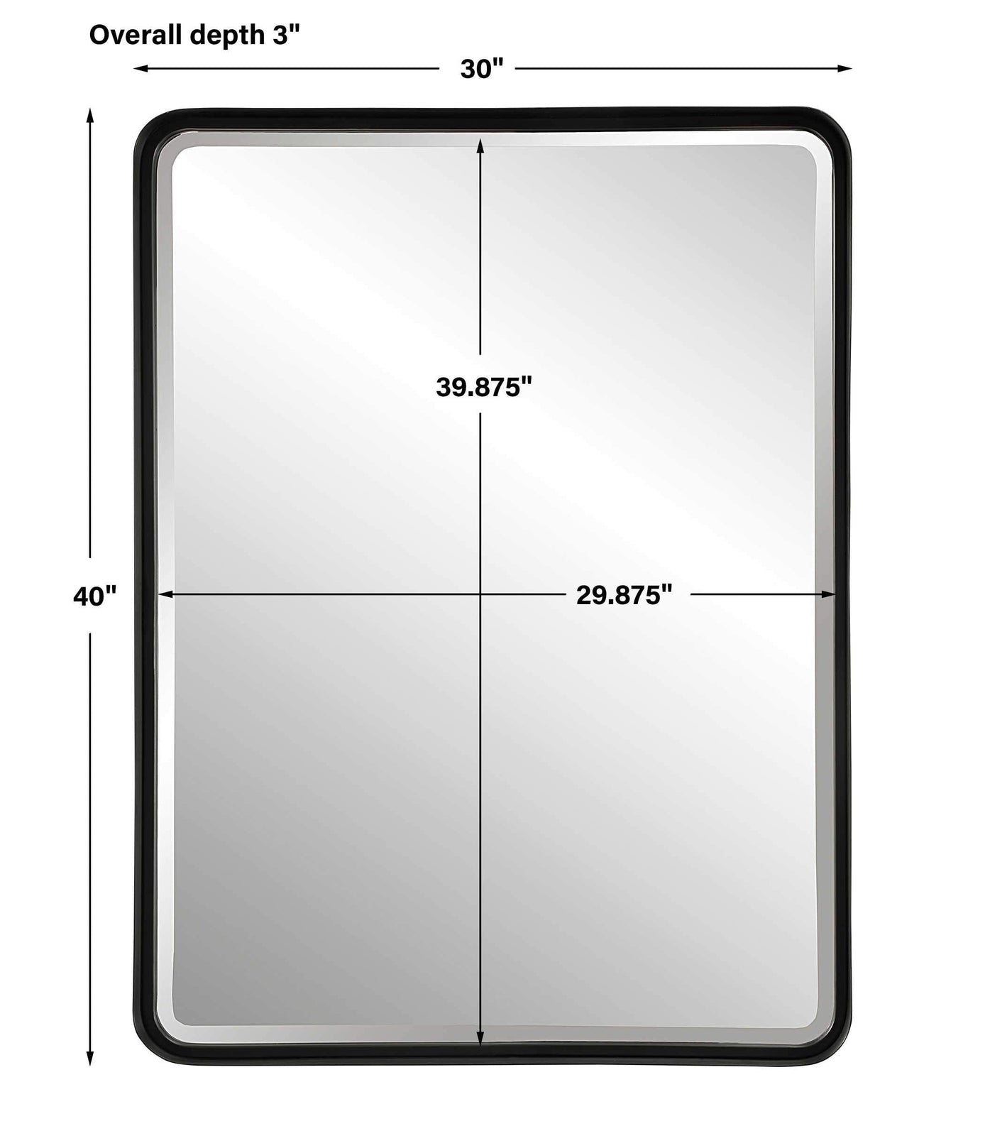 Uttermost Crofton Large Mirror