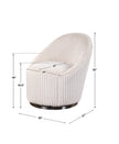 Uttermost Crue Swivel Chair