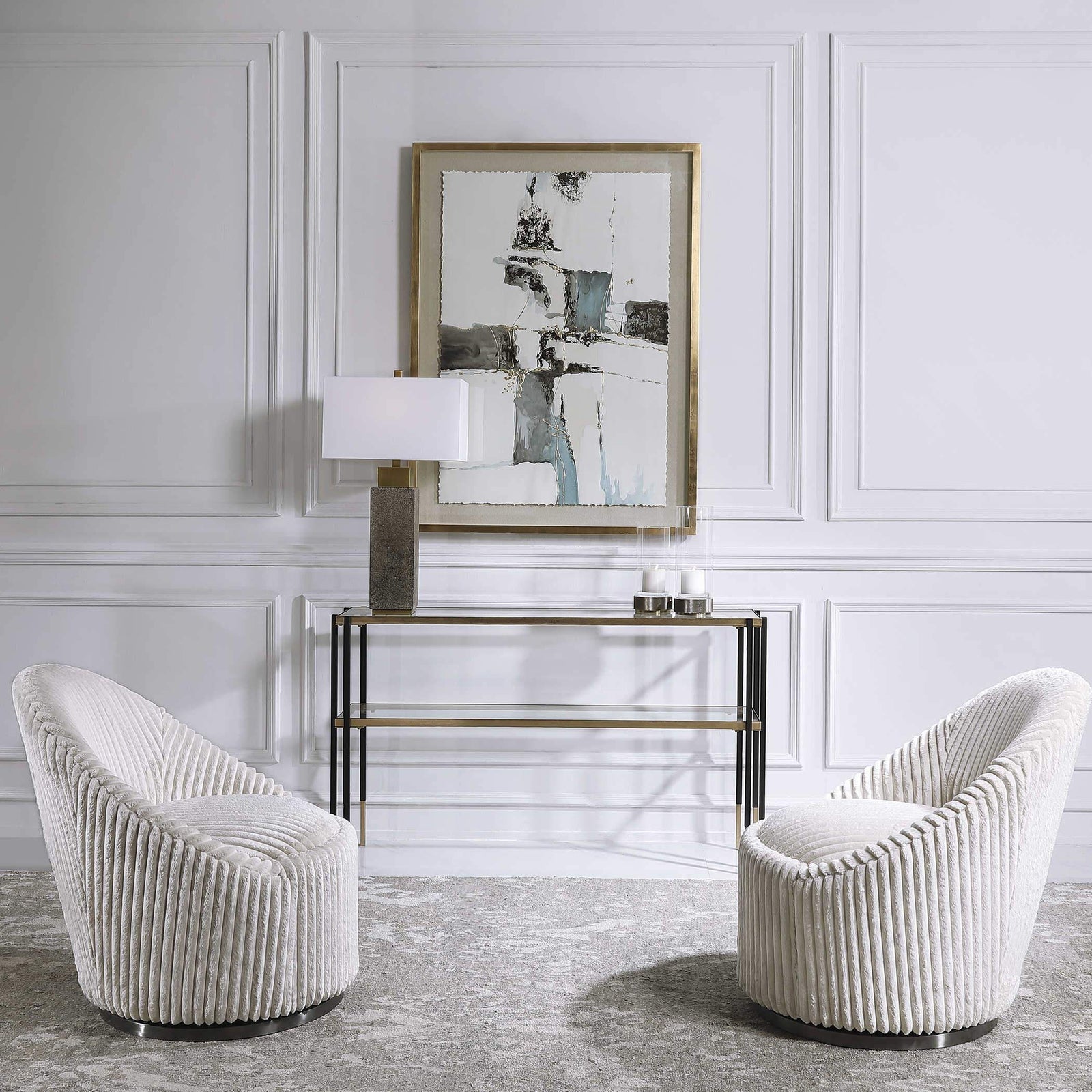 Uttermost Crue Swivel Chair