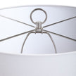 Uttermost Cyprien Gray White Table Lamp