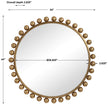 Uttermost Cyra Round Mirror