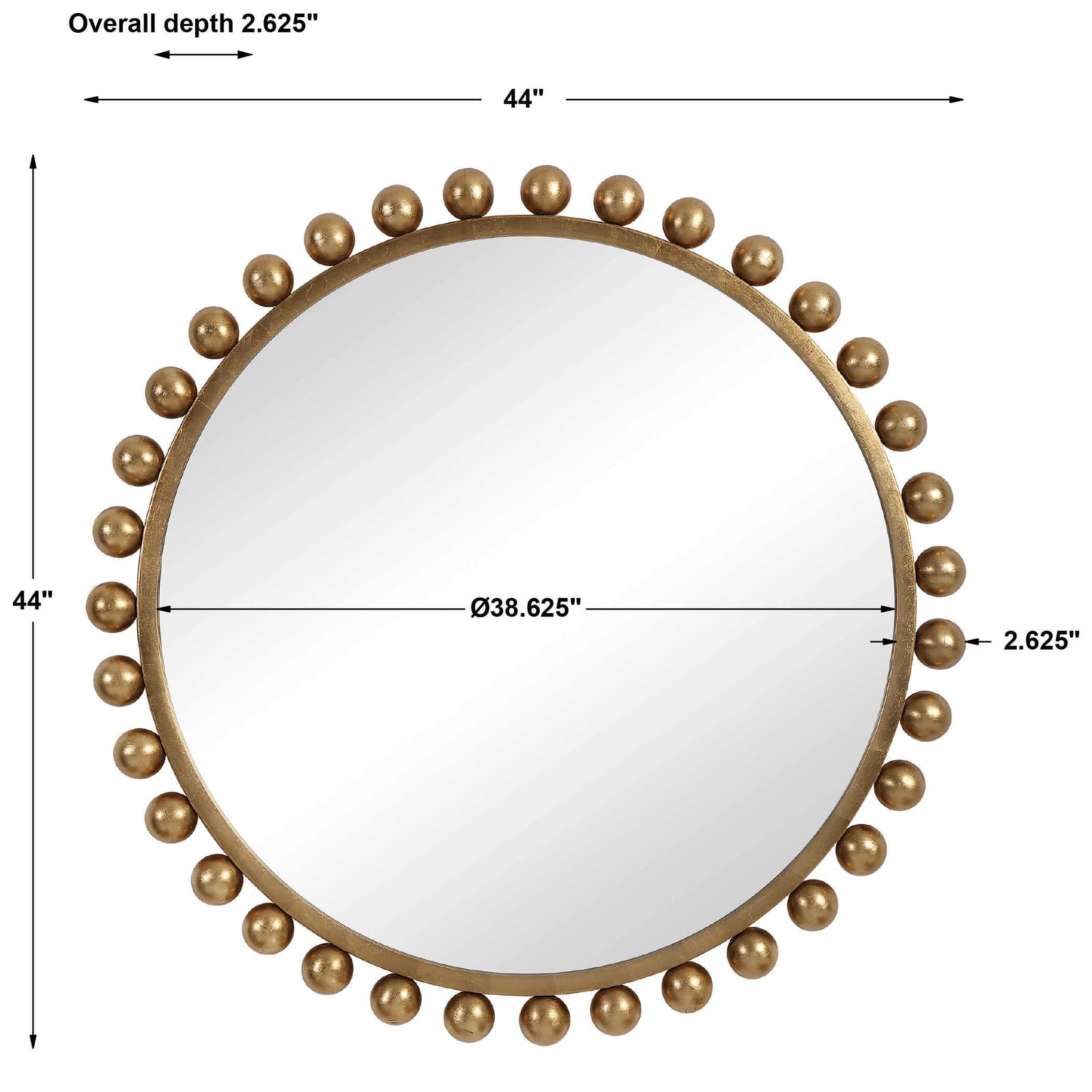 Uttermost Cyra Round Mirror