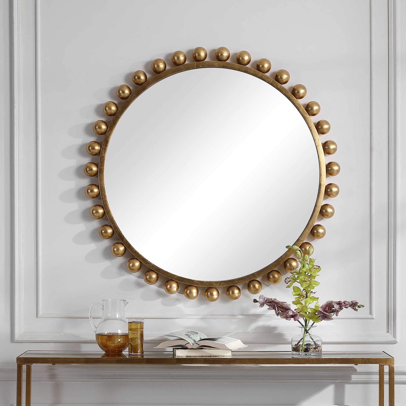 Uttermost Cyra Round Mirror