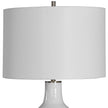 Uttermost Dakota White Crackle Table Lamp