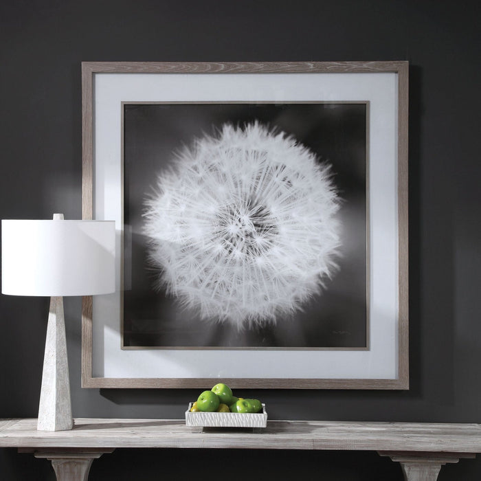 Uttermost Dandelion Seedhead Framed Print