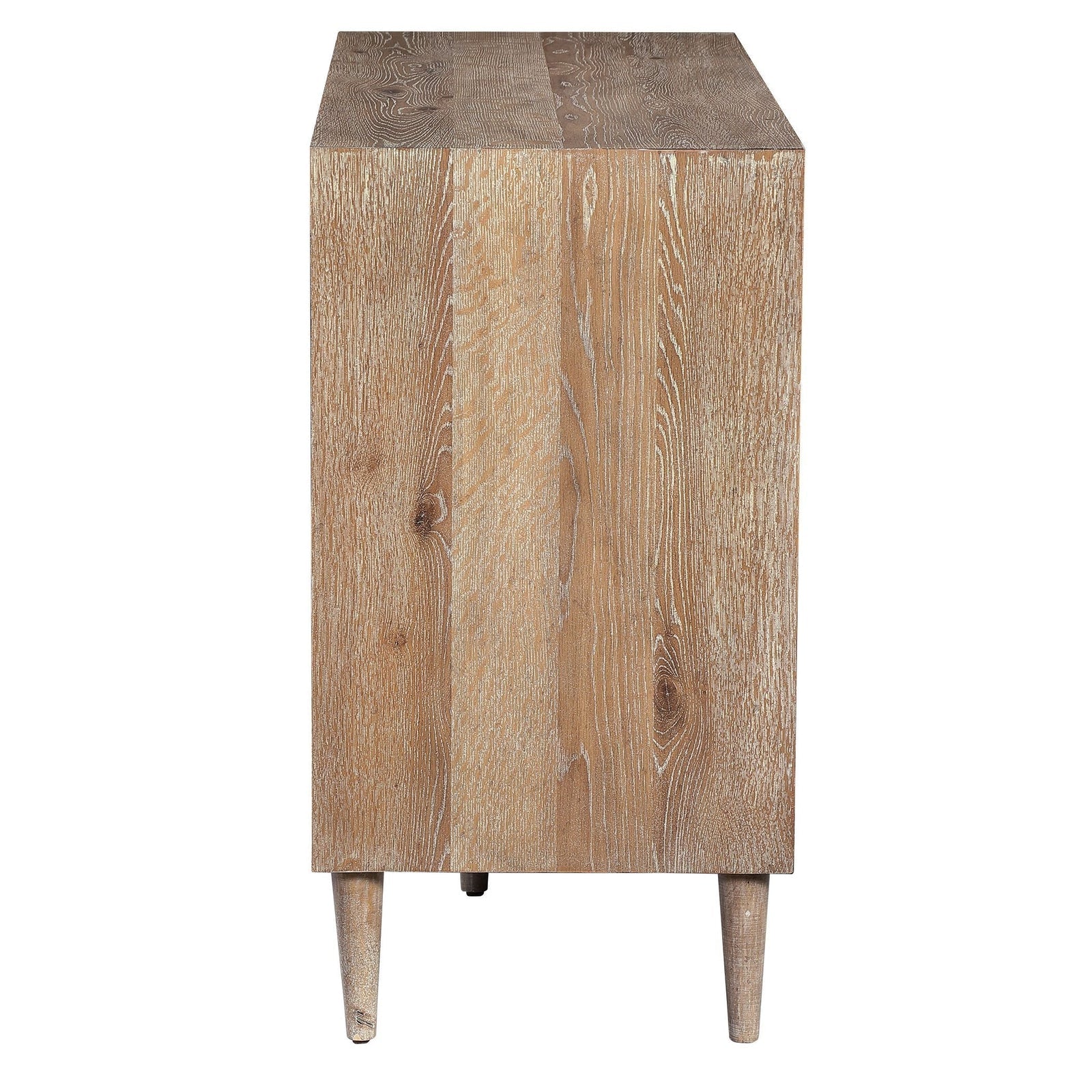 Uttermost Dani 4 Door White Cabinet