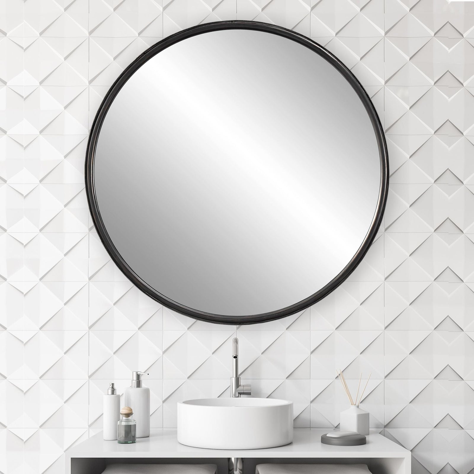 Uttermost Dawsyn Round Mirror