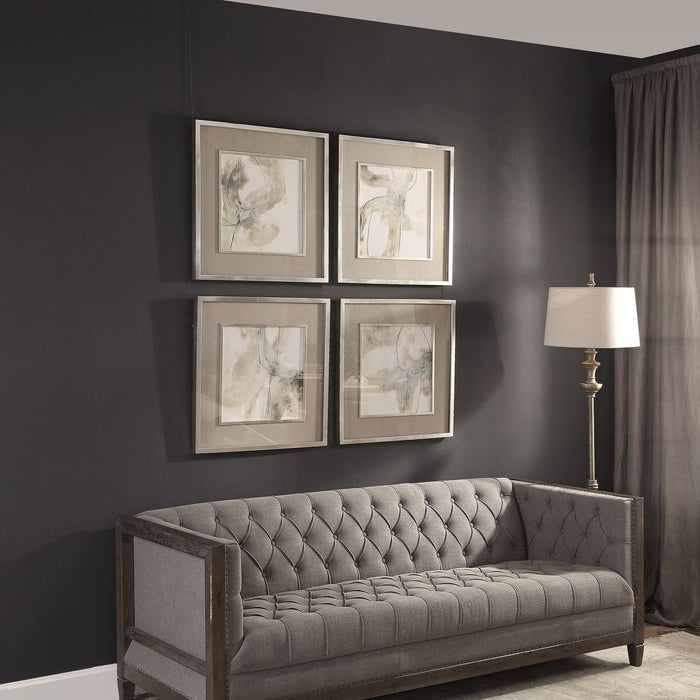 Uttermost Divination Abstract Art - Set of 4