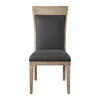 Uttermost Encore Dark Gray Armless Chair