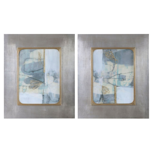 Uttermost Gilded Whimsy Abstract Prints - Set of 2