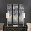 Uttermost Gray Showers Hand Painted Canvases - Set of 3