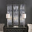 Uttermost Gray Showers Hand Painted Canvases - Set of 3