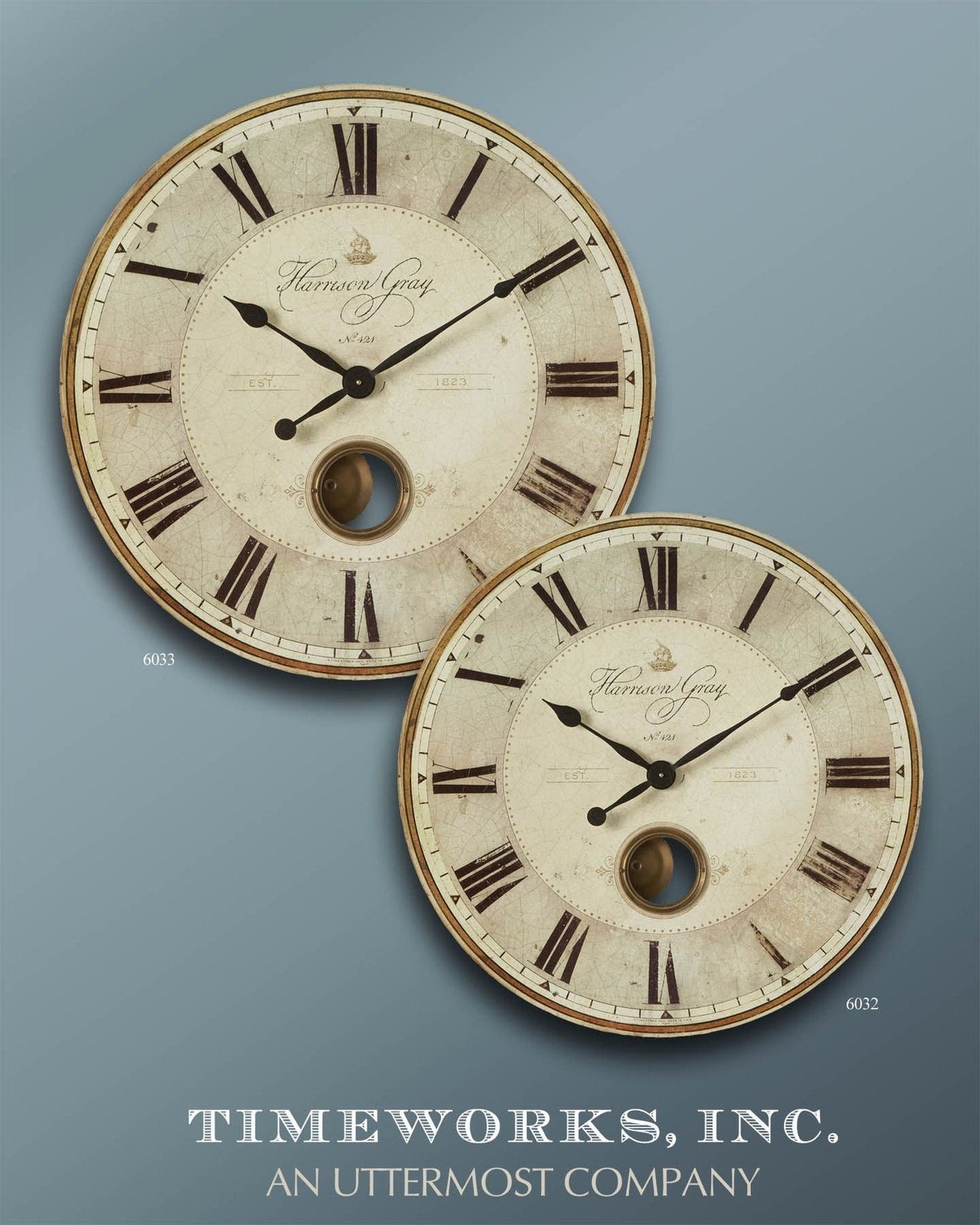 Uttermost Harrison Gray Clock