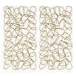 Uttermost In The Loop Gold Wall Art - Set of 2