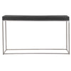 Uttermost Jase Black Concrete Console Table