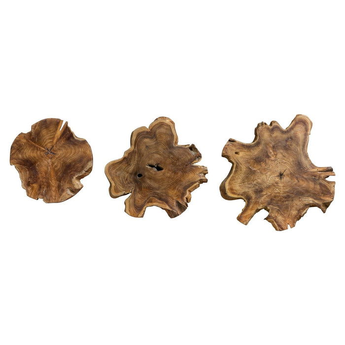 Uttermost Kalani Teak Wall Art - Set of 3