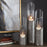 Uttermost Karter Iron & Glass Candleholders - Set of 3