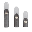 Uttermost Karter Iron & Glass Candleholders - Set of 3