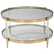 Uttermost Kellen Glass Coffee Table