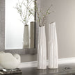 Uttermost Kenley Crackled White Vases - Set of 2