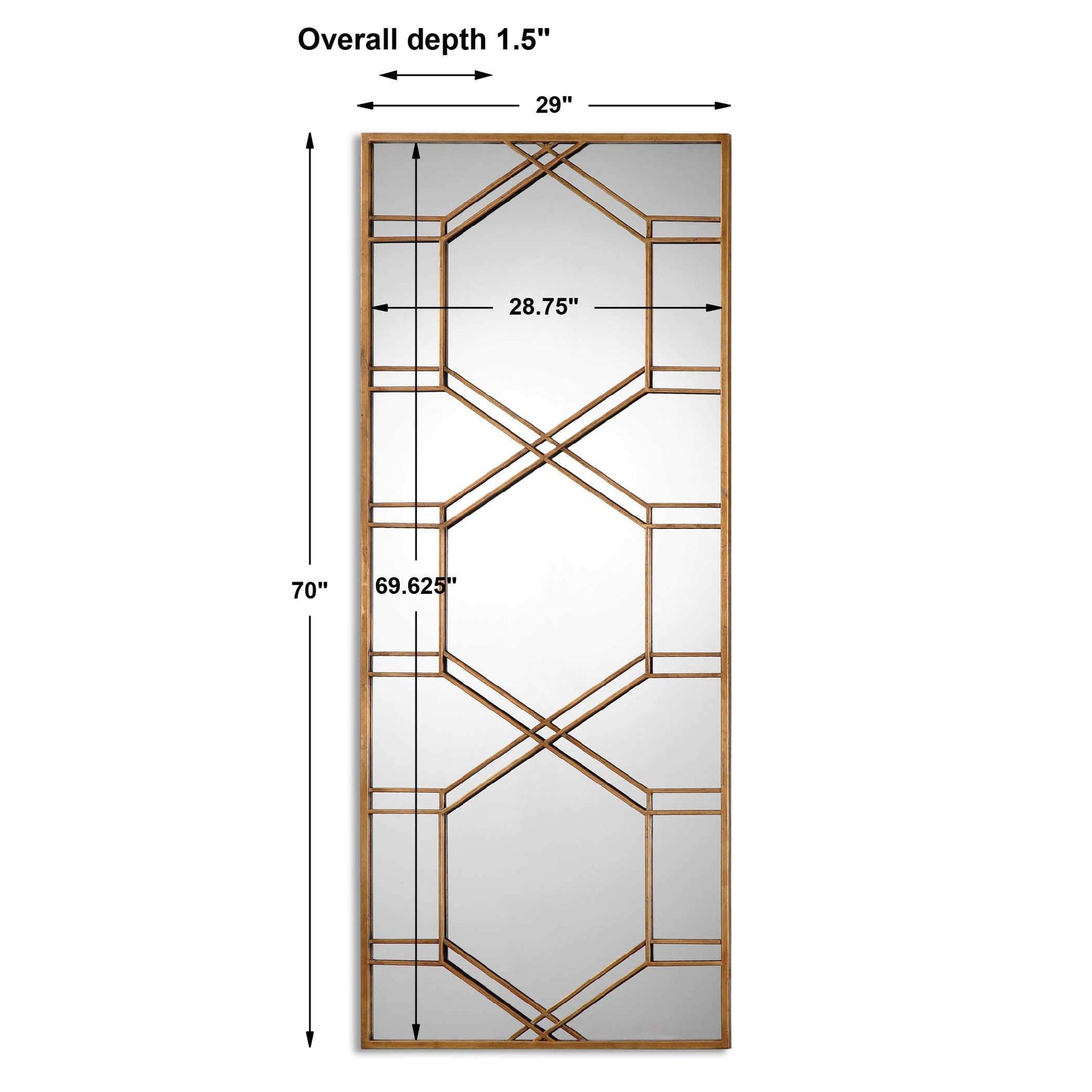Uttermost Kennis Leaner Mirror