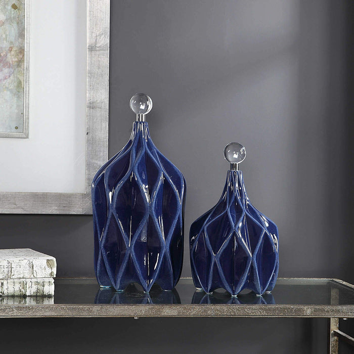 Uttermost Klara Bottles - Set of 2