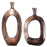 Uttermost Kyler Textured Bronze Vases - Set of 2