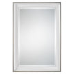 Uttermost Lahvahn White Silver Mirror