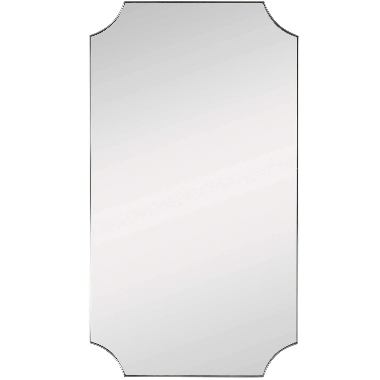 Uttermost Lennox Scalloped Corner Mirror
