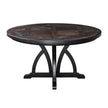 Uttermost Maiva Round Black Dining Table