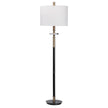 Uttermost Maud Aged Black Floor Lamp