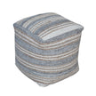 Uttermost Mesick Handwoven Gray Pouf