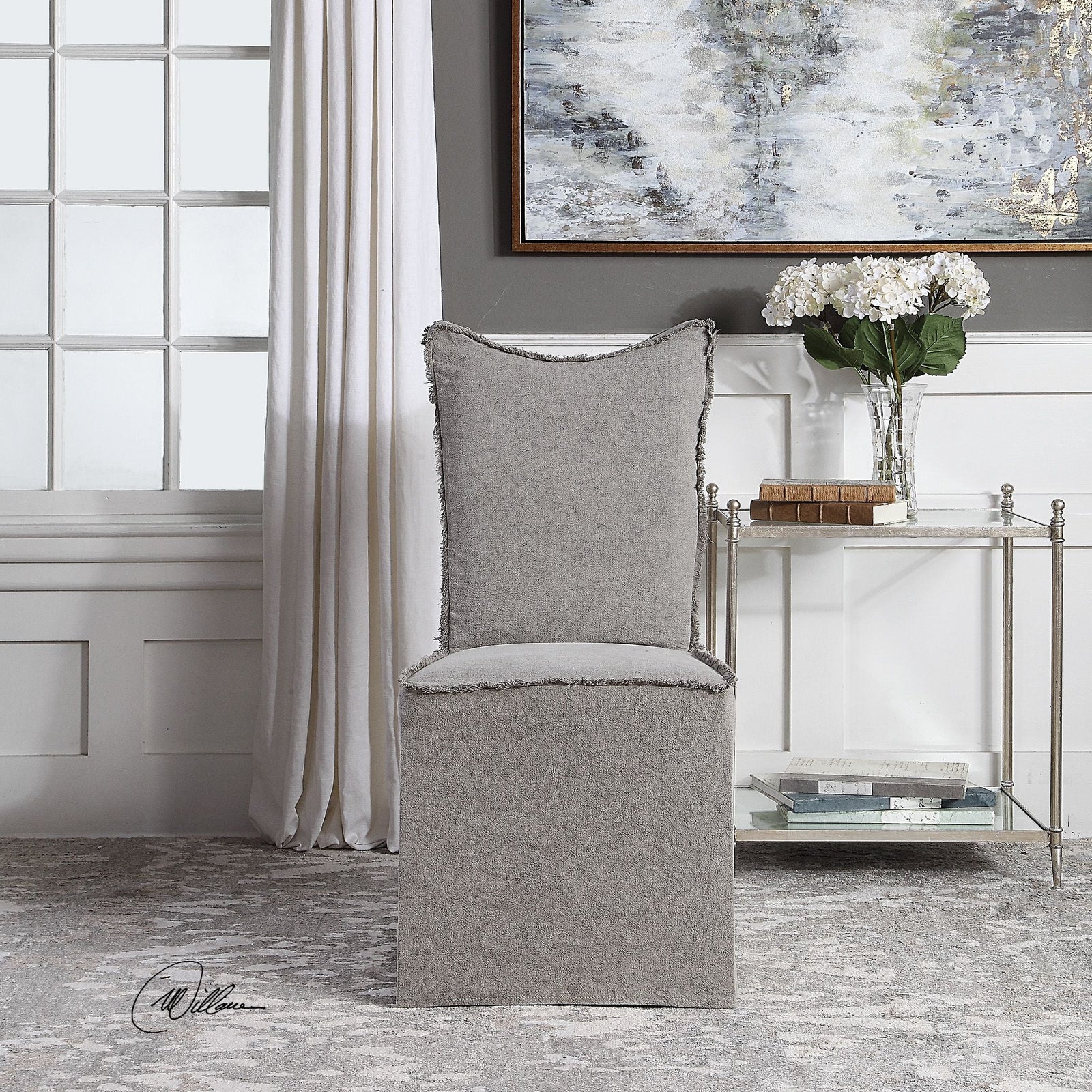 Uttermost Narissa Armless Chairs - Set of 2